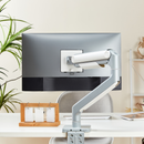 Alterzone Arm Momentum Heavy-duty Single Monitor Arm, Silver Alterzone Arm Momentum Heavy-duty Single Monitor Arm, Silver