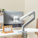 Alterzone Arm Momentum Heavy-duty Single Monitor Arm, Silver Alterzone Arm Momentum Heavy-duty Single Monitor Arm, Silver