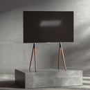 Alterzone Quad TV Floor Stand for 49"-70" TV's, Walnut - DELENordic.com Alterzone Quad TV-lattiajalusta 49