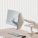 Alterzone Arm Luxe Heavy-duty Single Monitor Arm, White Alterzone Arm Luxe Heavy-duty Single Monitor Arm, White