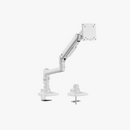 Alterzone Arm Luxe Heavy-duty Single Monitor Arm, White Alterzone Arm Luxe Heavy-duty Single Monitor Arm, White