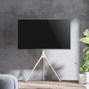 Alterzone Trio Easel TV Floor Stand for 45"-65" TVs, White - DELENordic.com Alterzone Trio Easel TV Floor Stand for 45