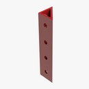 Trak Racer TR8020 SPARE CORNER BRACKET - 160 X 40MM - RED - DELENordic.com Trak Racer TR8020 Spare Corner Bracket - 160 X 40MM - Red