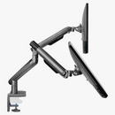 Alterzone Arm Duo Aluminum Monitor Arm, Space Gray - DELENordic.com Alterzone Arm Duo alumiininen monitorivarsi kahdelle 17