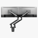 Alterzone Arm Duo Aluminum Monitor Arm, Space Gray - DELENordic.com Alterzone Arm Duo alumiininen monitorivarsi kahdelle 17
