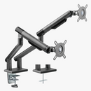 Alterzone Arm Duo Aluminum Monitor Arm, Space Gray - DELENordic.com Alterzone Arm Duo alumiininen monitorivarsi kahdelle 17