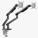 Alterzone Arm Duo Aluminum Monitor Arm, Space Gray - DELENordic.com Alterzone Arm Duo alumiininen monitorivarsi kahdelle 17