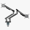 Alterzone Arm Duo Aluminum Monitor Arm, Space Gray - DELENordic.com Alterzone Arm Duo alumiininen monitorivarsi kahdelle 17