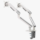 Alterzone Arm Duo Aluminum Monitor Arm, White - DELENordic.com Alterzone Arm Duo alumiininen monitorivarsi kahdelle 17