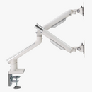 Alterzone Arm Duo Aluminum Monitor Arm, White - DELENordic.com Alterzone Arm Duo alumiininen monitorivarsi kahdelle 17