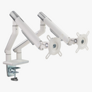 Alterzone Arm Duo USB Aluminum Monitor Arm, 2 x USB 3.0 Ports, White - DELENordic.com Alterzone Arm Duo USB alumiininen monitorivarsi kahdelle 17