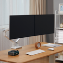 Alterzone Arm Duo USB Aluminum Monitor Arm, 2 x USB 3.0 Ports, White - DELENordic.com Alterzone Arm Duo USB alumiininen monitorivarsi kahdelle 17