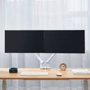 Alterzone Arm Duo USB Aluminum Monitor Arm, 2 x USB 3.0 Ports, White - DELENordic.com Alterzone Arm Duo USB alumiininen monitorivarsi kahdelle 17