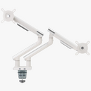 Alterzone Arm Duo USB Aluminum Monitor Arm, 2 x USB 3.0 Ports, White - DELENordic.com Alterzone Arm Duo USB alumiininen monitorivarsi kahdelle 17