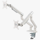Alterzone Arm Duo USB Aluminum Monitor Arm, 2 x USB 3.0 Ports, White - DELENordic.com Alterzone Arm Duo USB alumiininen monitorivarsi kahdelle 17