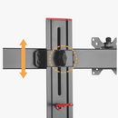 Alterzone Pro Duo Gaming Monitor Stand, Black - DELENordic.com Alterzone Pro Duo Gaming Monitor Stand, Black