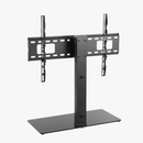 Alterzone Slim 7g Compact TV Stand with Glass Base for 37"-70" TVs, Black - DELENordic.com Alterzone Slim 7g Compact TV-lattiajalusta lasipohjalla 37