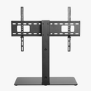 Alterzone Slim 7g Compact TV Stand with Glass Base for 37"-70" TVs, Black - DELENordic.com Alterzone Slim 7g Compact TV-lattiajalusta lasipohjalla 37