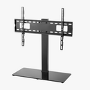 Alterzone Slim 7g Compact TV Stand with Glass Base for 37"-70" TVs, Black - DELENordic.com Alterzone Slim 7g Compact TV-lattiajalusta lasipohjalla 37