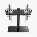 Alterzone Slim 7g Compact TV Stand with Glass Base for 37"-70" TVs, Black - DELENordic.com Alterzone Slim 7g Compact TV-lattiajalusta lasipohjalla 37