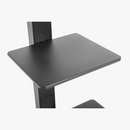 Alterzone Slim 7g TV Stand with Glass Base for 37"-70" TVs, Black - DELENordic.com Alterzone Slim 7g TV-lattiajalusta lasipohjalla 37