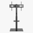 Alterzone Slim 7g TV Stand with Glass Base for 37"-70" TVs, Black - DELENordic.com Alterzone Slim 7g TV-lattiajalusta lasipohjalla 37