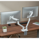 Alterzone Arm Duo Aluminum Monitor Arm, White - DELENordic.com Alterzone Arm Duo alumiininen monitorivarsi kahdelle 17