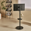 Alterzone Shift Monitor Floor Stand, Black - DELENordic.com Alterzone Shift lattiajalusta monitorille, musta