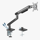 Alterzone Arm One USB Aluminum Monitor Arm, 2 x 3.0 USB Ports, Space Gray - DELENordic.com Alterzone Arm One USB Aluminum Monitor Arm, 2 x 3.0 USB Ports, Space Gray