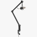 Alterzone Arm M1 Professional Microphone Boom Arm Stand, Black - DELENordic.com Alterzone Arm M1 professional mikrofonivarsijalusta, musta