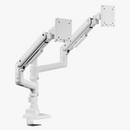 Alterzone Arm Luxe Heavy-duty Duo Monitor Arm, White - DELENordic.com Alterzone Arm Luxe Heavy-duty Duo Monitor Arm, White
