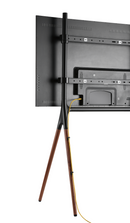 Alterzone Quad TV Floor Stand for 49"-70" TV's, Walnut - DELENordic.com Alterzone Quad TV-lattiajalusta 49