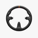 丸型 ブラック レザー ステアリング Round Black Leather Rim - dele.io Asetek Round Black Leather Rim Ratti