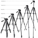 ZOMEi Q111 Portable Aluminum Tripod Stand Kit for Live Broadcast Video Photography and Wildlife Photography - DELENordic.com ZOMEi Q111 Portable Aluminum Tripod for Photo & Video