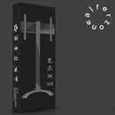 Alterzone Arc TV Floor Stand for 37"-70" TVs, Black - DELENordic.com Alterzone Arc TV-lattiajalusta 37