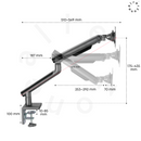 Alterzone Arm One Aluminum Monitor Arm, Space Gray - DELENordic.com Alterzone Arm One alumiininen monitorivarsi 17