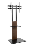 Alterzone Slim 7s TV Floor Stand with Shelf for 37"-70" TVs, Walnut - DELENordic.com Alterzone Slim 7s TV Floor Stand with Shelf for 37