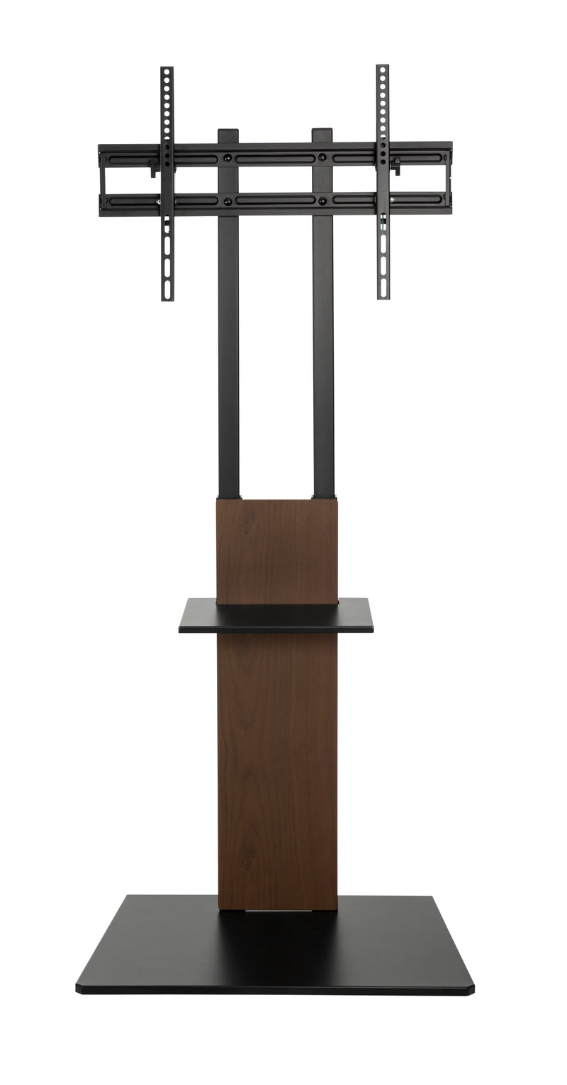 Alterzone Slim 7s TV Floor Stand with Shelf for 37"-70" TVs, Walnut - DELENordic.com Alterzone Slim 7s golvstativ med hylla för 37