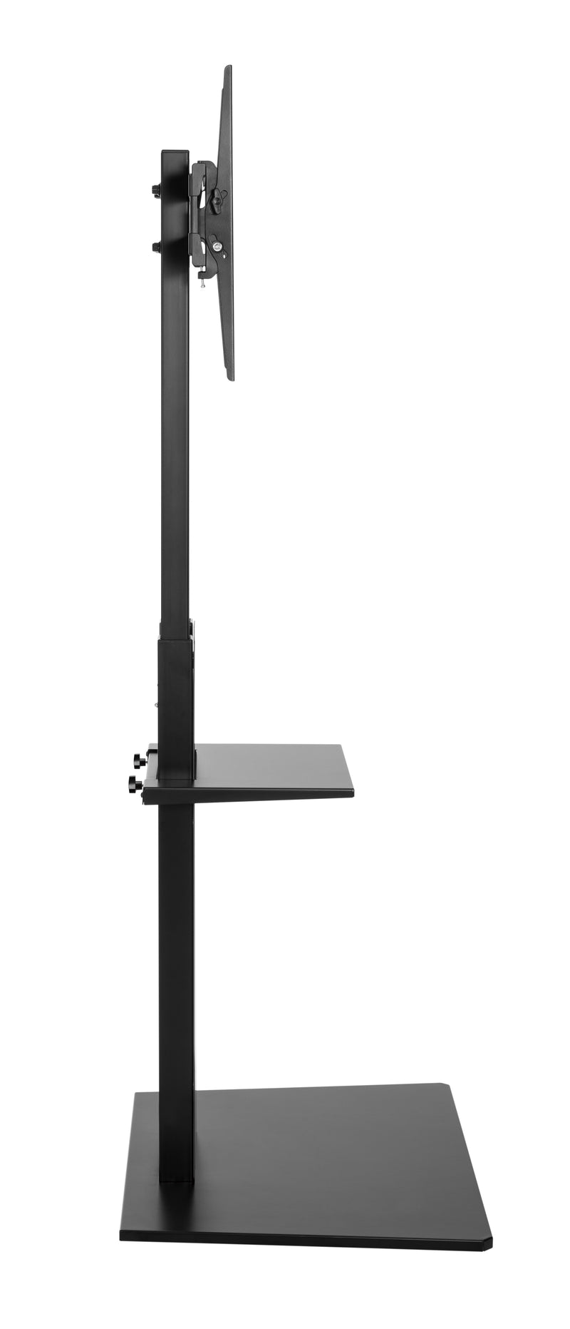 Alterzone Slim 7s TV Floor Stand with Shelf for 37"-70" TVs, Walnut - DELENordic.com Alterzone Slim 7s golvstativ med hylla för 37
