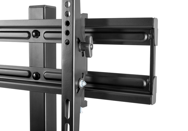 Alterzone Slim 7s TV Floor Stand with Shelf for 37"-70" TVs, Walnut - DELENordic.com Alterzone Slim 7s golvstativ med hylla för 37