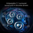 ASUS ROG Theta 7.1 Surround Sound USB-C Gaming Headset - DELENordic.com ASUS ROG Theta 7.1 Surround Sound USB-C Gaming Headset