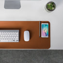 Alterzone Pad Desktop Sustainable Vegan Leather Surface, Cognac Brown - DELENordic.com Alterzone Pad Desktop Sustainable Vegan Leather Surface, Cognac Brown