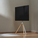 Alterzone Trio Lite Easel TV Floor Stand, White - DELENordic.com  Alterzone Trio Lite TV-lattiajalusta 45