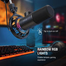 Fifine x DELE K658 USB Dynamic RGB Microphone Bundle for Gaming and Streaming - DELENordic.com Fifine K658 USB Dynamic RGB -mikrofoni