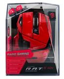 Mad Catz R.A.T. 8+ ADV Optical Gaming Mouse, Red - DELENordic.com Mad Catz R.A.T. 8+ ADV Optical Gamingmus, röd