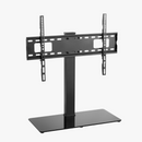 Alterzone Slim 7g Compact TV Stand with Glass Base for 37"-70" TVs, Black - DELENordic.com Alterzone Slim 7g Compact TV-lattiajalusta lasipohjalla 37