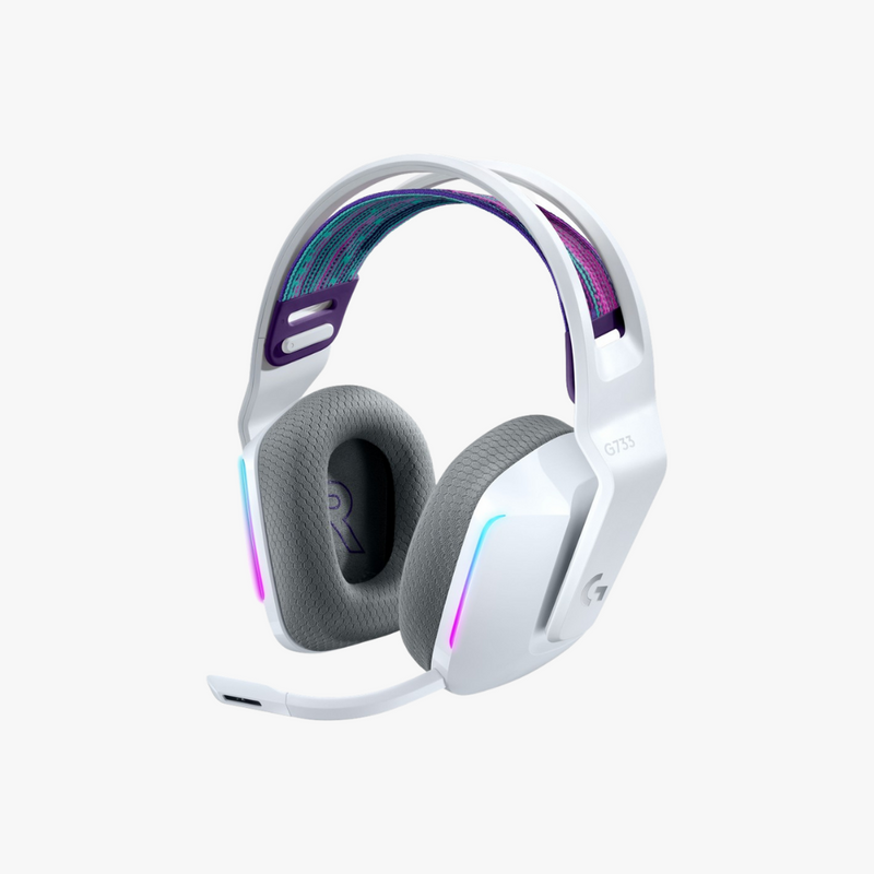 Logitech G733 Lightspeed Wireless Gaming Headset - DELENordic.com Logitech G733 Lightspeed Wireless Gaming Headset