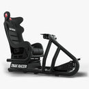 Trak Racer RS6 MACH 6 Black Racing Simulator and GT Style Fiberglass Seat - DELENordic.com Trak Racer RS6 Racing Cockpit with GT Style Fixed Fiberglass Seat