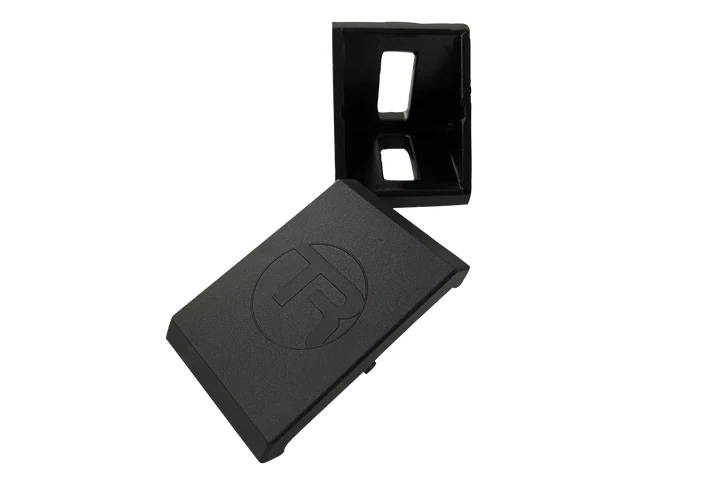 Trak Racer 40mm 8mm Slot Aluminum Corner Bracket & Cap - DELENordic.com Trak Racer 40MM 8MM urallinen alumiininurkka ja päätykorkki