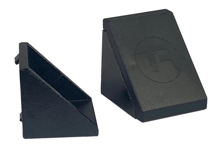 Trak Racer 40mm 8mm Slot Aluminum Corner Bracket & Cap - DELENordic.com Trak Racer 40MM 8MM urallinen alumiininurkka ja päätykorkki